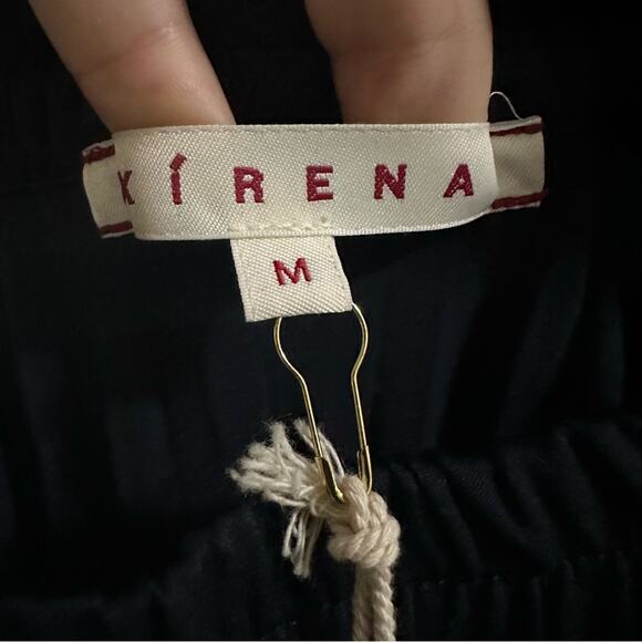 XiRENA FARAAH Twilight Navy Blue Pleated Midi Skirt Women’s size Medium NWT $194 - Picture 2 of 10